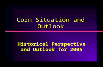 Corn Situation and Outlook