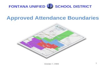 Approved Attendance Boundaries