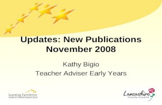 Updates: New Publications November 2008