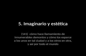 5. Imaginario y estética