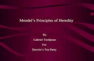 Mendel’s Principles of Heredity