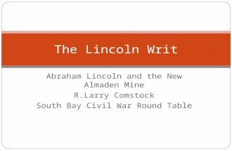 The Lincoln Writ