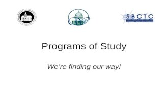 Programs of Study