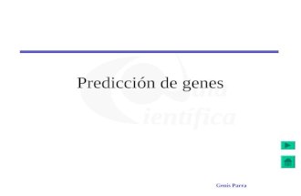 Predicción de genes