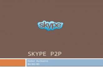 Skype P2P