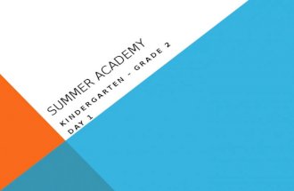 Summer Academy