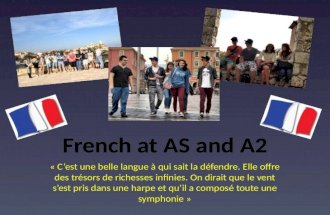 French at AS and A2
