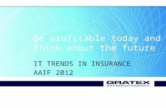 Be profitable today and think about the future
