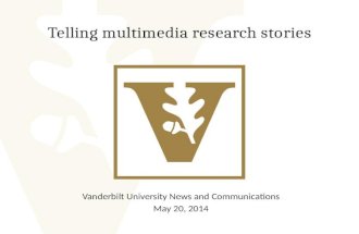 Telling multimedia research stories