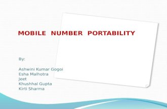 MOBILE  NUMBER   PORTABILITY