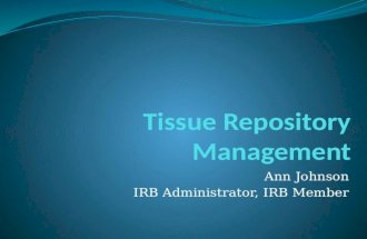 Tissue Repository Management