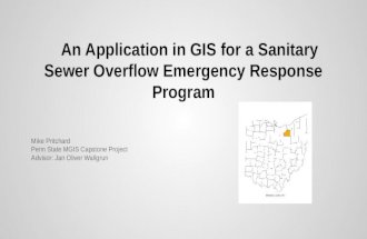 An Application in GIS for a  Sanitary Sewer Overflow Emergency Response Program