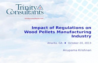 Impact of Regulations on Wood Pellets Manufacturing Industry