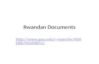 Rwandan Documents