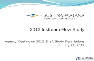 2012 Instream Flow Study