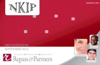 NKIP INTERVIEWS SEPTEMBER 2012