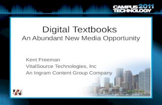 Digital Textbooks  An Abundant New Media Opportunity