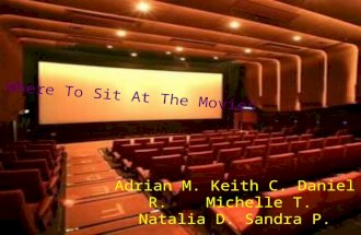 Where To Sit At The Movies