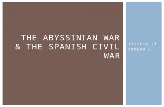 The Abyssinian War & The Spanish Civil War