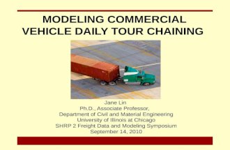 MODELING COMMERCIAL VEHICLE DAILY TOUR CHAINING