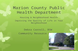 Marion County Public Health  Department