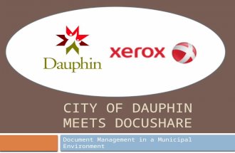 City of Dauphin Meets DocuShare
