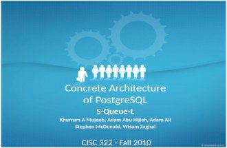 Concrete  Architecture of  PostgreSQL