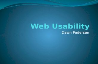 Web  Usability