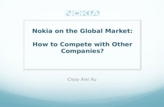 Nokia on the Global Market: How to Compete with Other Companies?