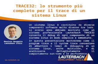 TRACE32: lo  strumento più completo  per  il  trace di un  sistema  Linux