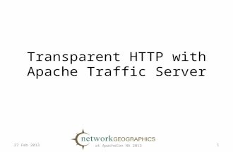 Transparent HTTP with Apache Traffic Server