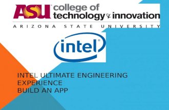 Intel Ultimate Engineering Experience Build an App