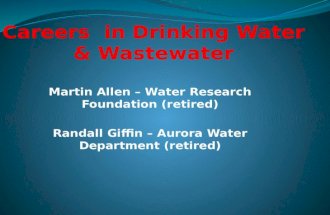 Careers  in Drinking Water & Wastewater