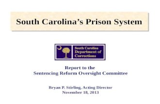 South Carolina’s Prison System