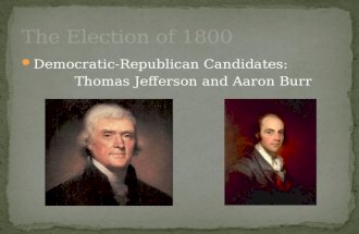 The  Election of 1800