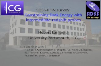 SDSS-II SN survey: Constraining Dark Energy with intermediate- redshift  probes