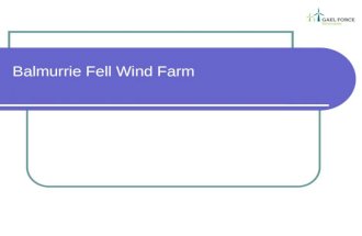 Balmurrie Fell Wind Farm
