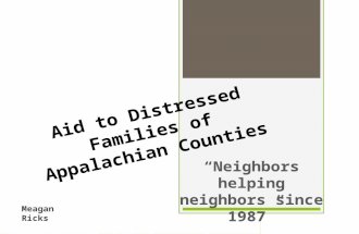 Aid to Distressed Families of Appalachian Counties