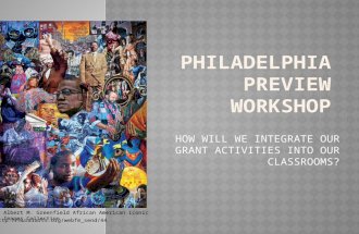 Philadelphia Preview Workshop