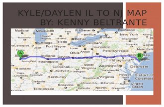 Kyle/Daylen IL to NJ Map By: Kenny Beltrante