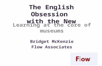 The English Obsession  with the New