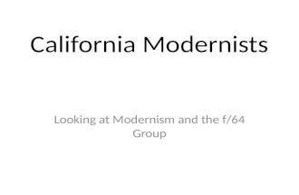 California Modernists
