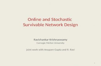 Online and Stochastic  Survivable Network Design