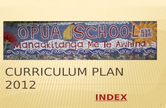 Curriculum Plan    2012