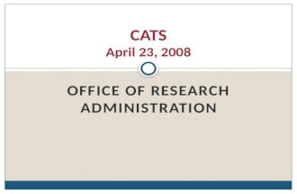 CATS April 23, 2008