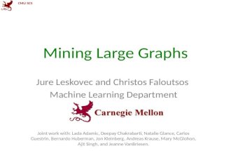 Mining Large  Graphs