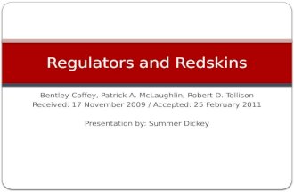 Regulators and Redskins