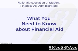 What You  Need to Know  about Financial  Aid