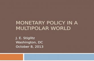Monetary Policy in a  Multipolar  World
