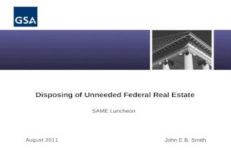Disposing of Unneeded Federal Real Estate